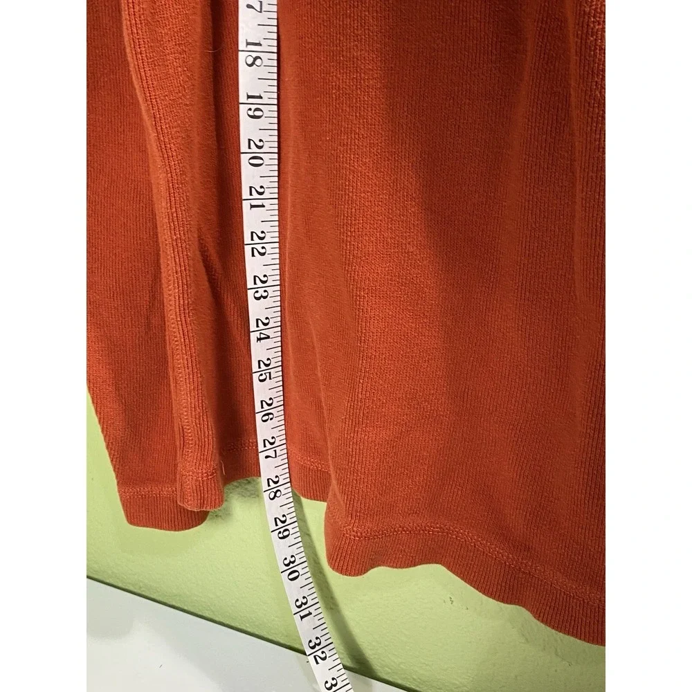 Classic Crewneck Banana Republic Mens Pullover Sweater Cotton L Burnt Orange‎